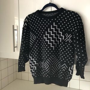 Vintage Sweaters - Vintage Multi-Pattern Sweater Vintage Sweaters - Vintage Multi-Pattern Sweater